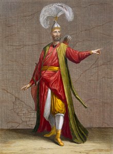 一张Soulak，来自Charles de Ferriol的“代表不同国家的一百张照片的集合”的板块17，由Claude du Bose雕刻，1707-08 作者 让·巴蒂斯特·范穆尔